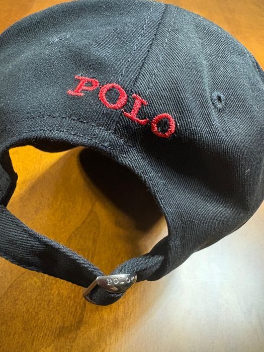 Șapcă Polo neagra negru roșu noua cu eticheta