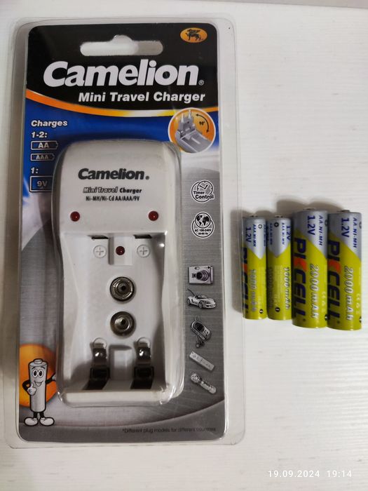 Зарядка для аккумуляторов формата АА, ААА