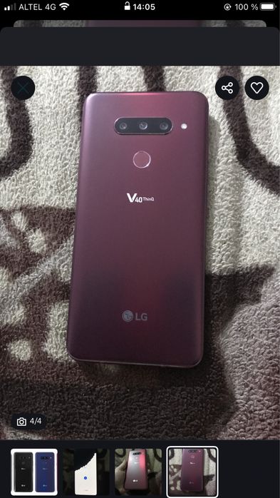 Продам корейский LG V40 ThinQ