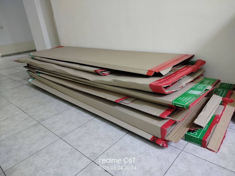 Картон после  мебели