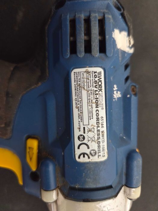 Filetanta Bormasina Masina de gaurit și înșurubat cu acumulator Workzone 10,8V Li-Ion
