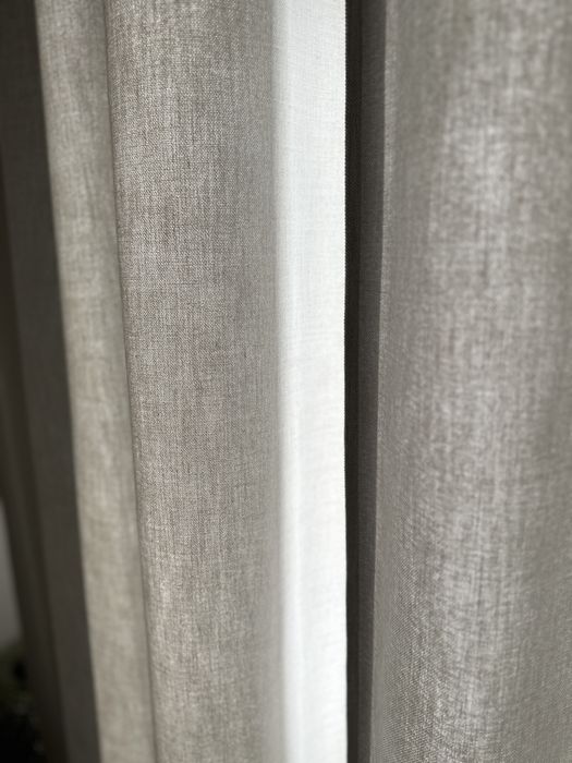 Draperie Hitra Jysk 4 buc alb/bej