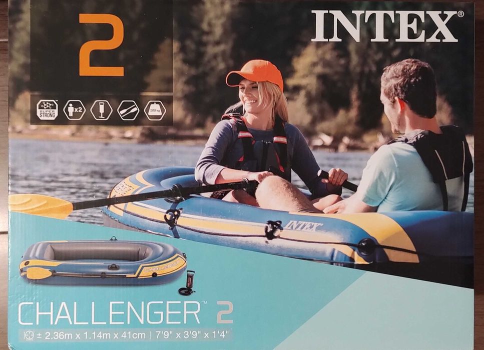 Надуваема лодка "Intex"