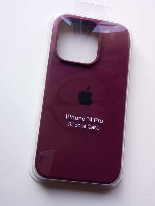 Silicone case (лого) за iPhone 14 Pro Max, 14 Pro, iPhone 14