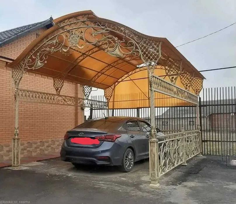 Ковка Навесы Машиноместа Решётки Ограждения Перила Лестницы