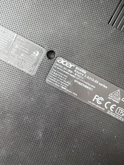 Продам ноутбук acer на запчасти