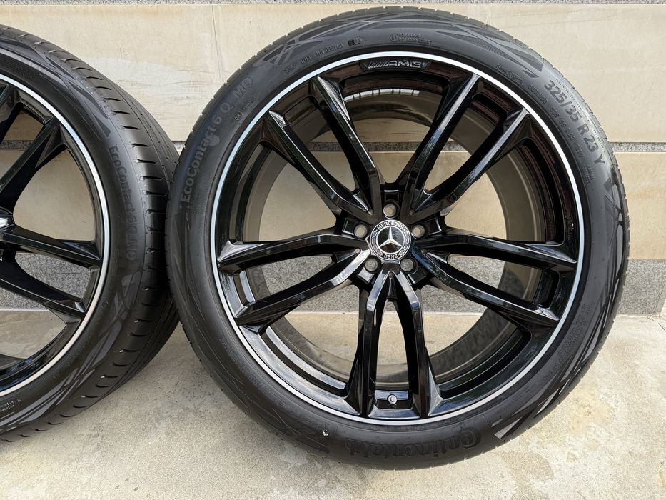 Оригинални джанти Мерцедес ГЛС 63АМГ 23 цола спорт пакет Mercedes GLS 167 63AMG MAYBACH X167 GLS600 ГЛС 450d фейслифт пакет като нови гуми на 98% 2025