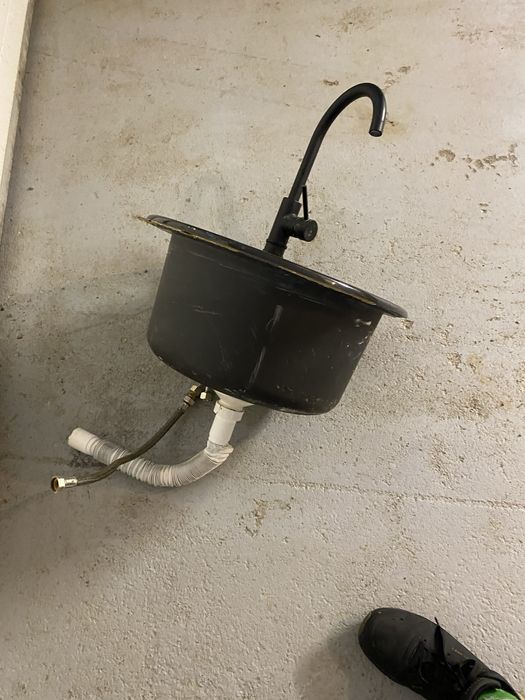 Chiuveta rotunda cu baterie functionala