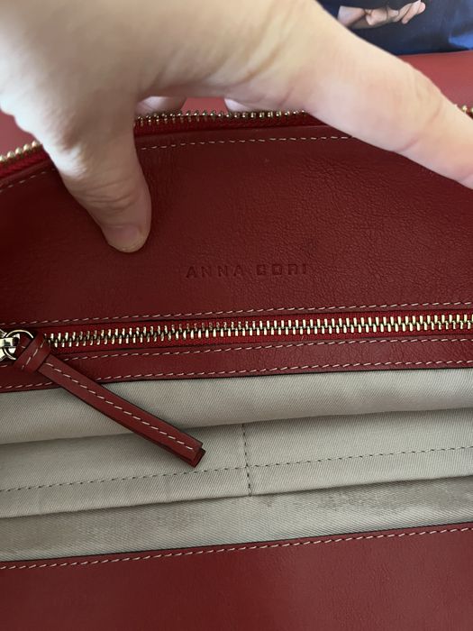 Geanta superba din piele Anna Cori noua fara eticheta