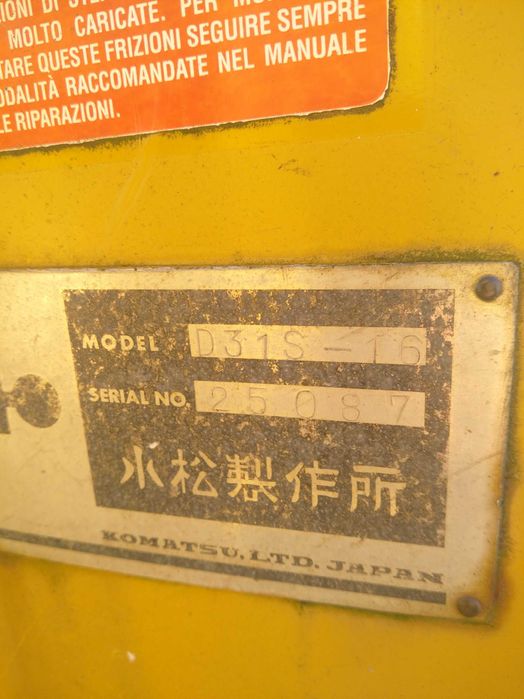 Buldo încărcător Komatshu ds31
