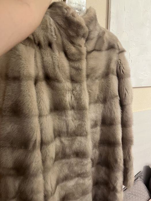 Шуба норковая светлая