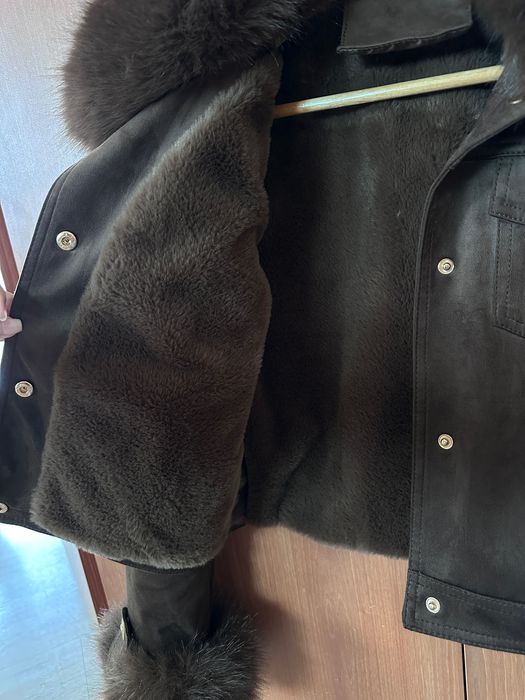 Велурено яке с пух