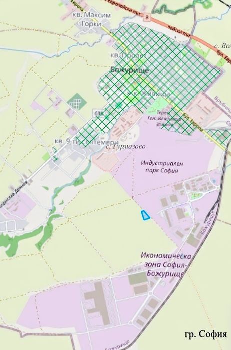 Продава се ПАРЦЕЛ за "Складови нужди " -  Индустриална зона Божурище