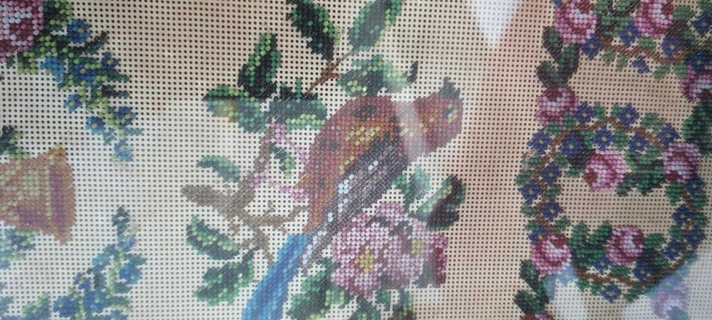 Tablou goblen cusut în mărgele de sticlă