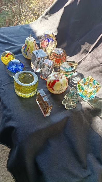 lot 14 decoratiuni interioare din STICLA BRUTA