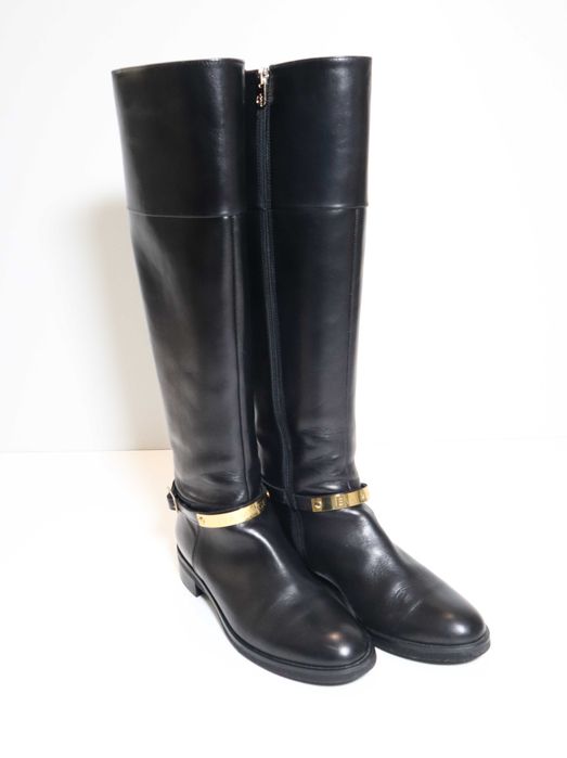 Cizme lungi  negre riding EVA MINGE - EM-21-10-001300 101 marimea 38