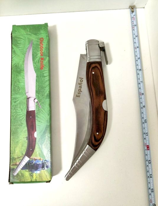 Briceag Crichet Spaniol / Cuțit Cricket Spania 50cm , mâner lemn