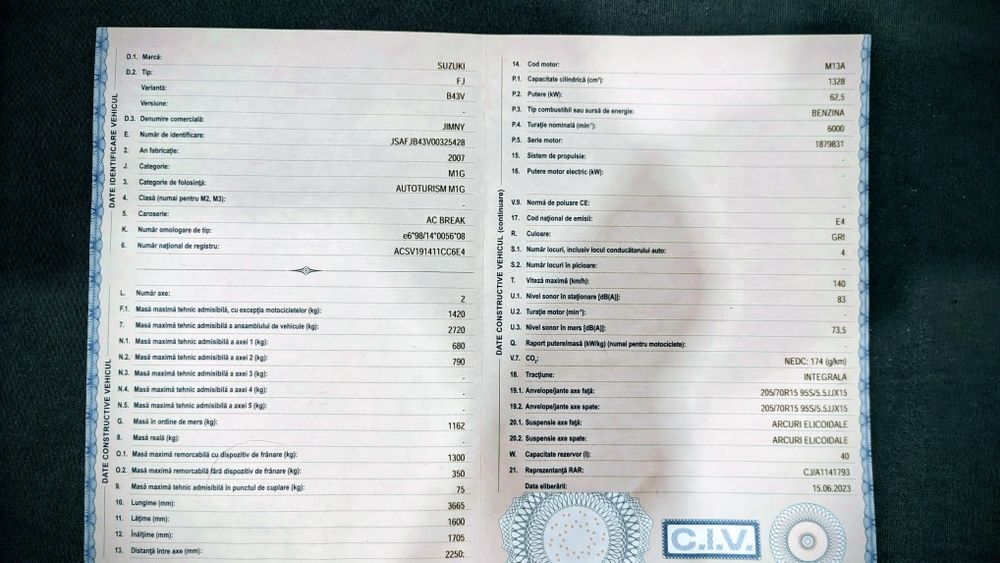 Jimmy 1328 pe lanț, 2008