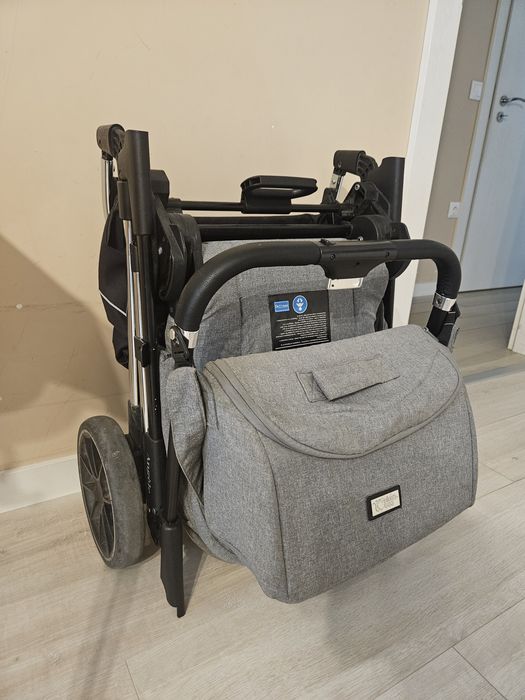 Бебешка количка 3в1 Kikka Boo Angele Chrom