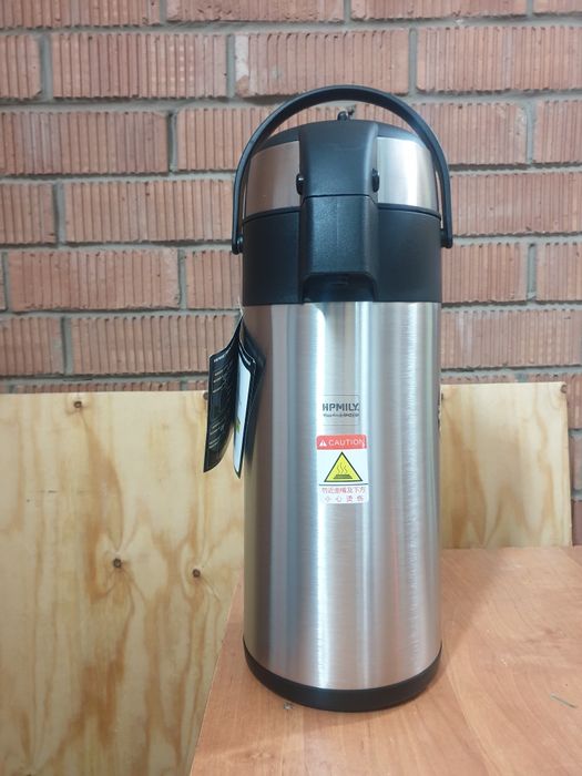 Помповый термос из нержавеющей стали