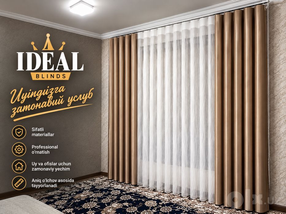 IDEAL JALYUZI uyingiz uchun ideal tanlov!