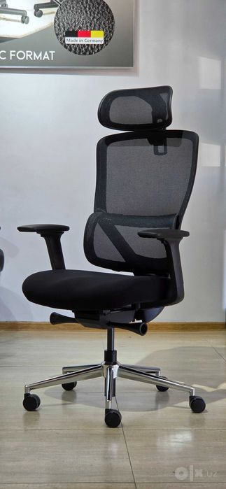 ERGONOVA ESS2-007 Black — эргономичное офисное и игровое кресло