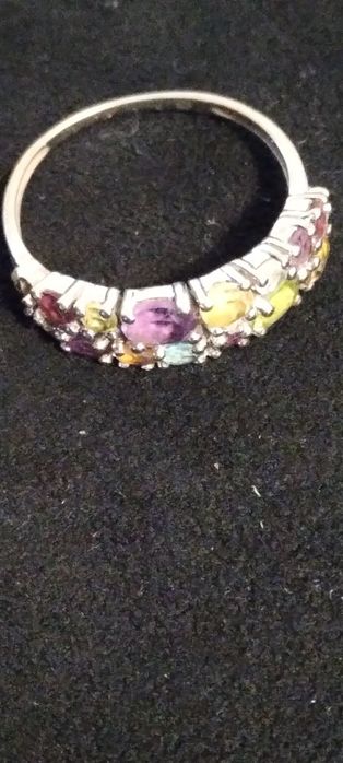 Inel 9k cu pietre semipretioase