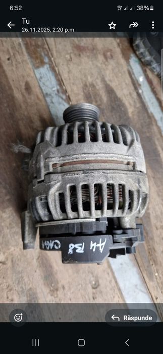 Alternator Audi A4 B8 2.0 tdi 143cp CAGA, cod 03G903016E