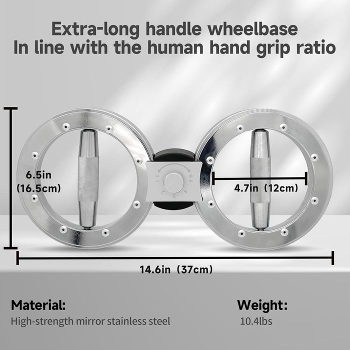 Aparat Multifuncțional de Rotație, Zoco Body Fit®, SpinGear, Crom