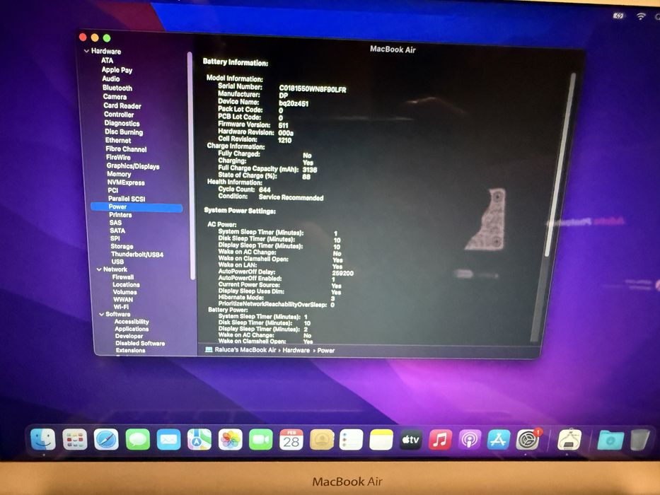 MacBook Air (13-inch, 2017) I7 SSD 500