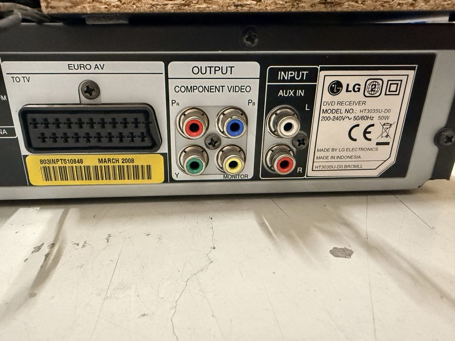 Lg home cinema 5.1 sistem audio 4 boxe mici si subwoofer muzica DVD