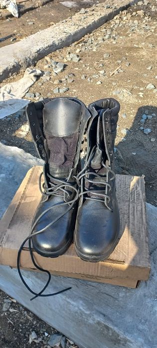 Чёрные берцы мужские