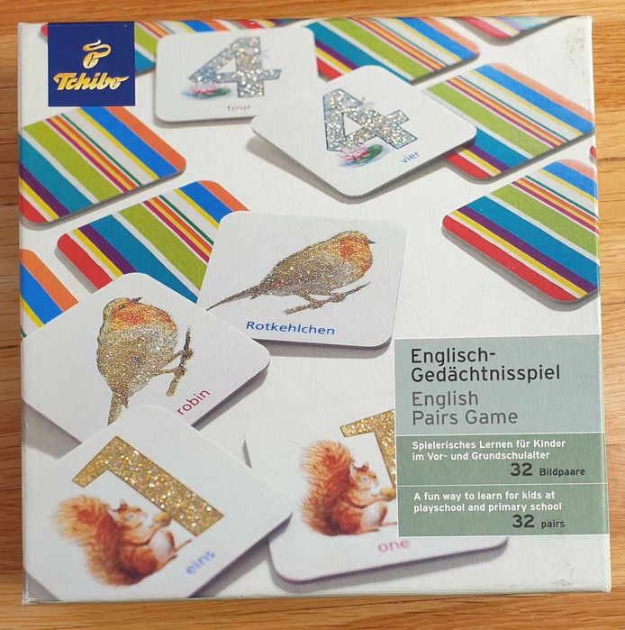 Joc memorie Tchibo engleza - germana