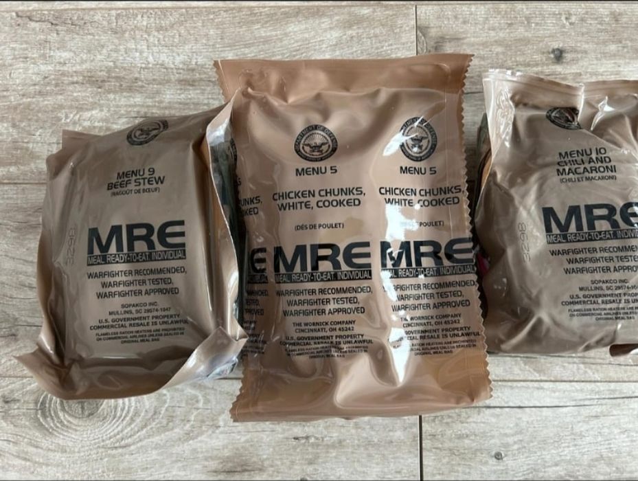 Kit individual pentru camping mre uri s