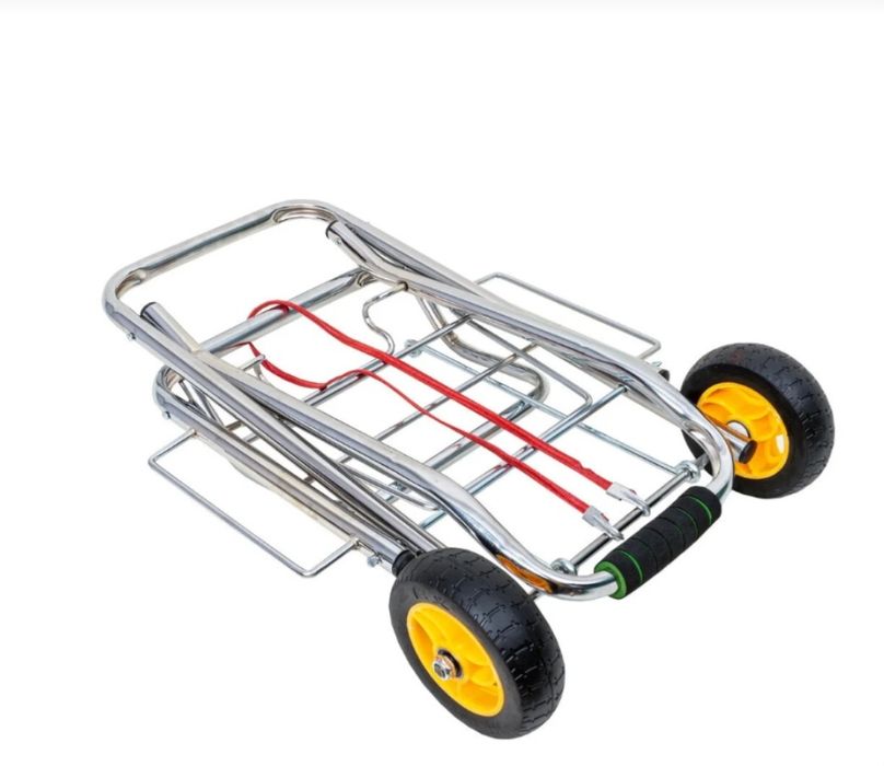 Cărucior- Liza pentru bagaje,marfa maxim 90 Kg din oțel cromat NOUĂ
