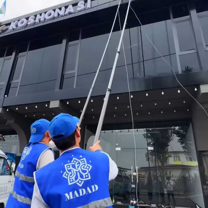 Мойка окон и фасадов в Ташкент | Oyna va fasad yuvish | Fasad tozalash