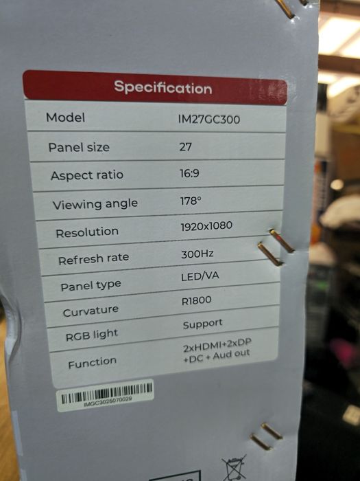 Immer 27 FullHD ips Curved