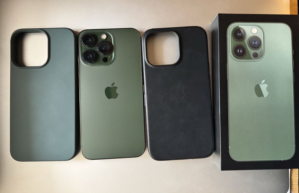 iPhone 13 Pro 256GB Green Alpine-impecabil cu Huse