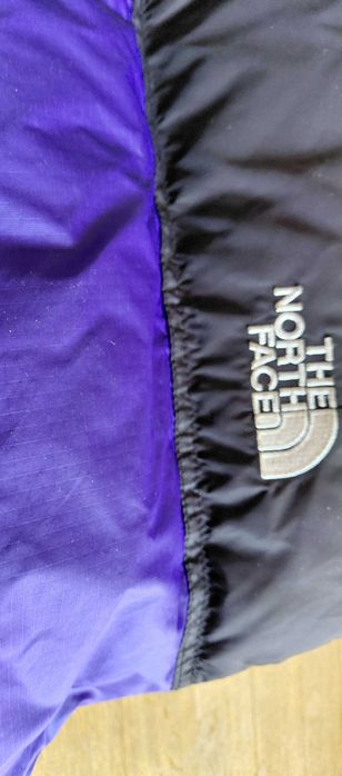 The North Face Nuptse 700 дамски елек 90% пух лилаво и черно оригинал