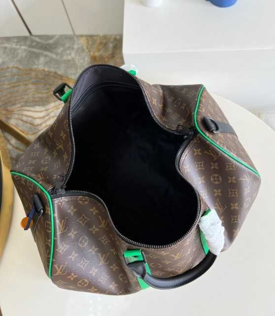 Geanta de voiaj Louis Vuitton, Keepall 50 cm, green