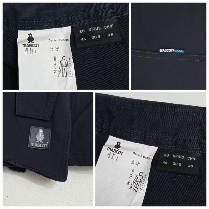 Pantaloni scurti profesionali MASCOT ADVANCED Stretch, Waterproof light-weight, nr. 46 EU unisex