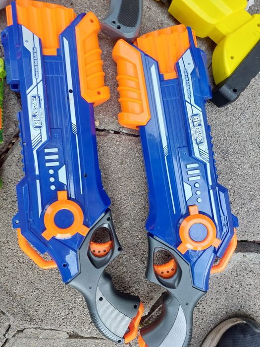 10 нърф играчки с меки патрони