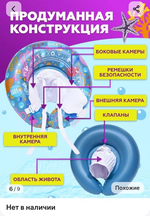 Продам детский круг для плавания