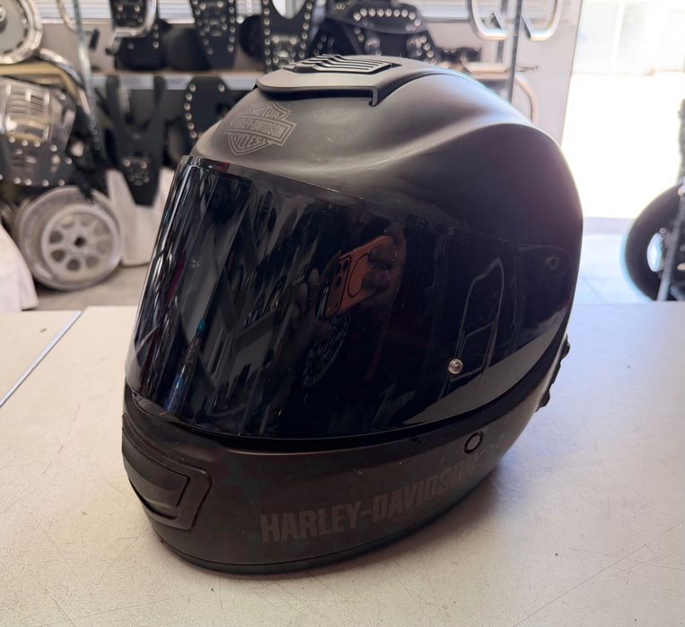 Оригинална Каска за мотор Harley Davidson Boom с вграден интерком Bluetooth / размер M