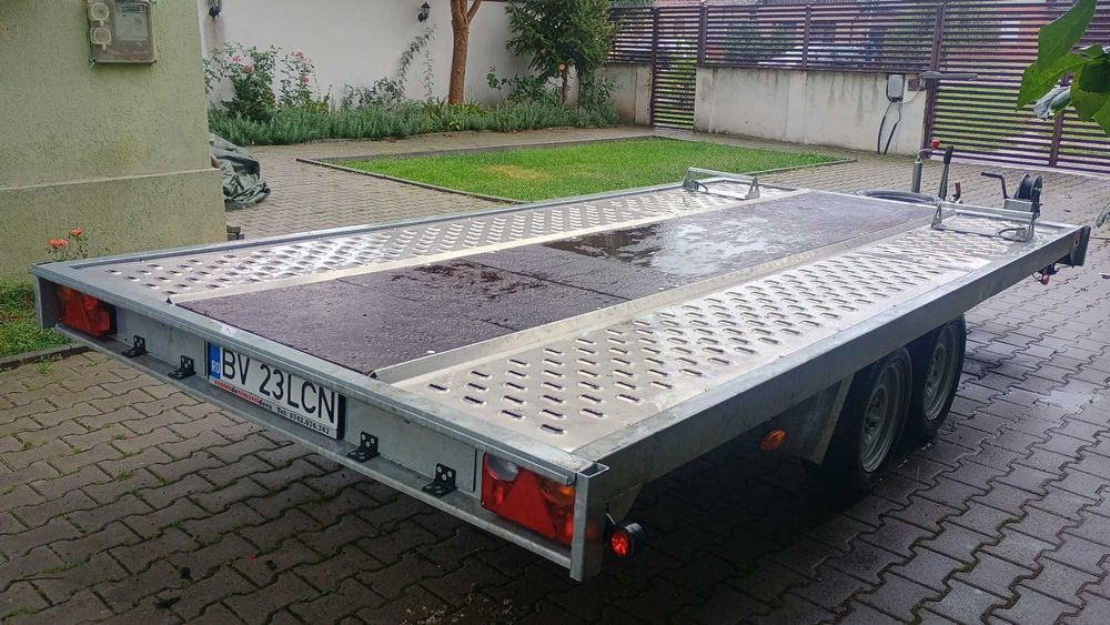 Platformă auto 2000kg 4x2m basculabilă