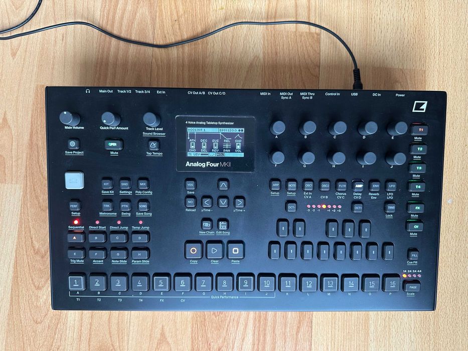 Синтезатор Elektron Analog Four MKII Black
