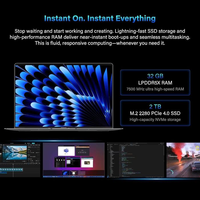 Ультрабук Geekom GeekBook X14 Pro Intel core Ultra 9 185H 32Gb/2Tb