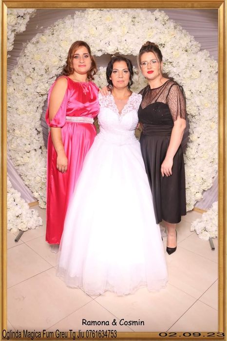 Oglinda foto magică, fum greu și artificii