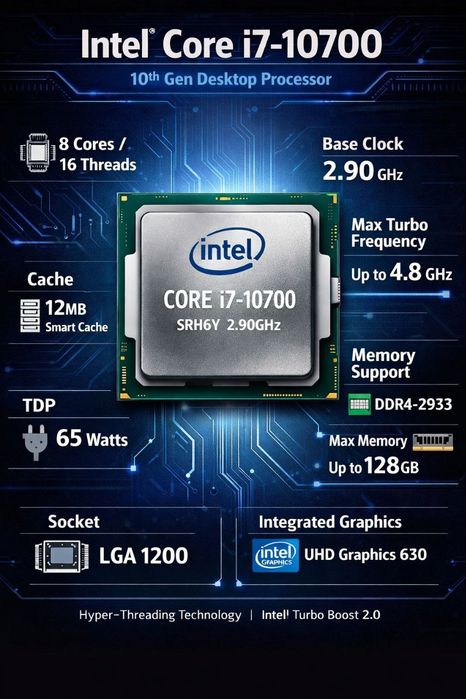 Процессор i7-10700