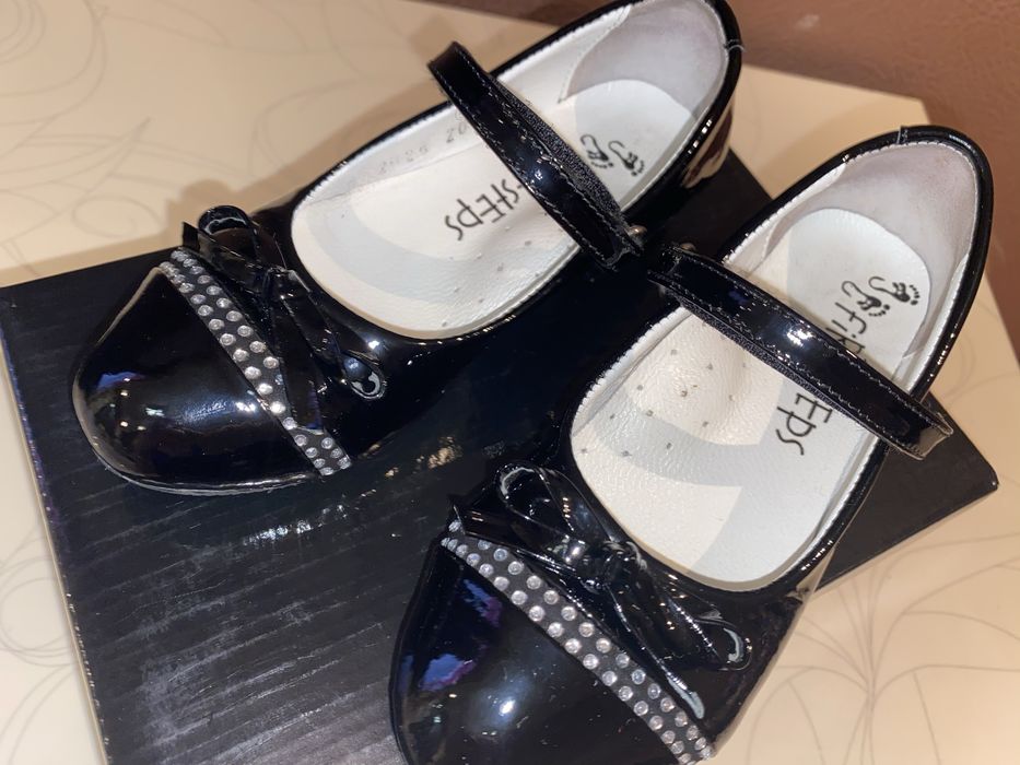 Туфли чёрные для девочки